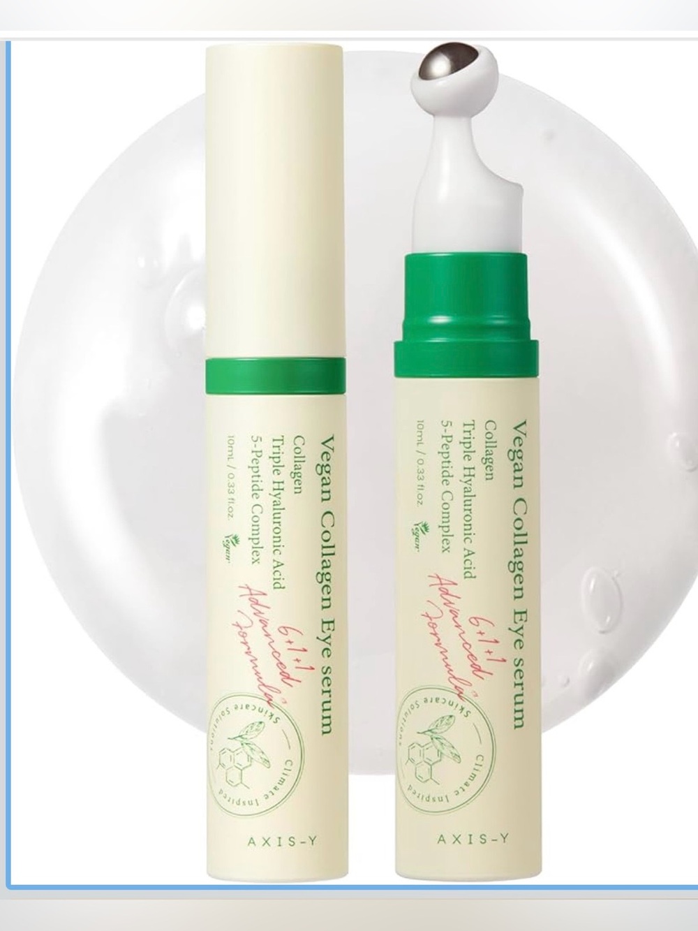 AXIS-Y Vegan Collagen Eye Serum - Cream & Green
